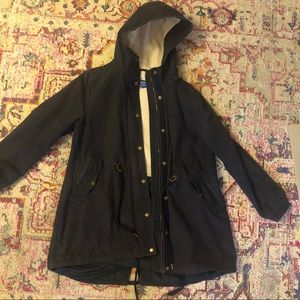 Adidas Warm, Navy Anorak-style Winter Jacket